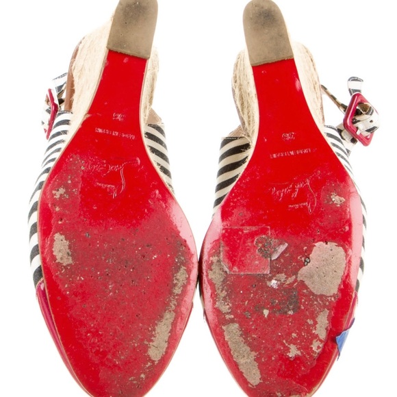 Authentic EUC Christian Louboutin Espadrilles - Picture 5 of 5